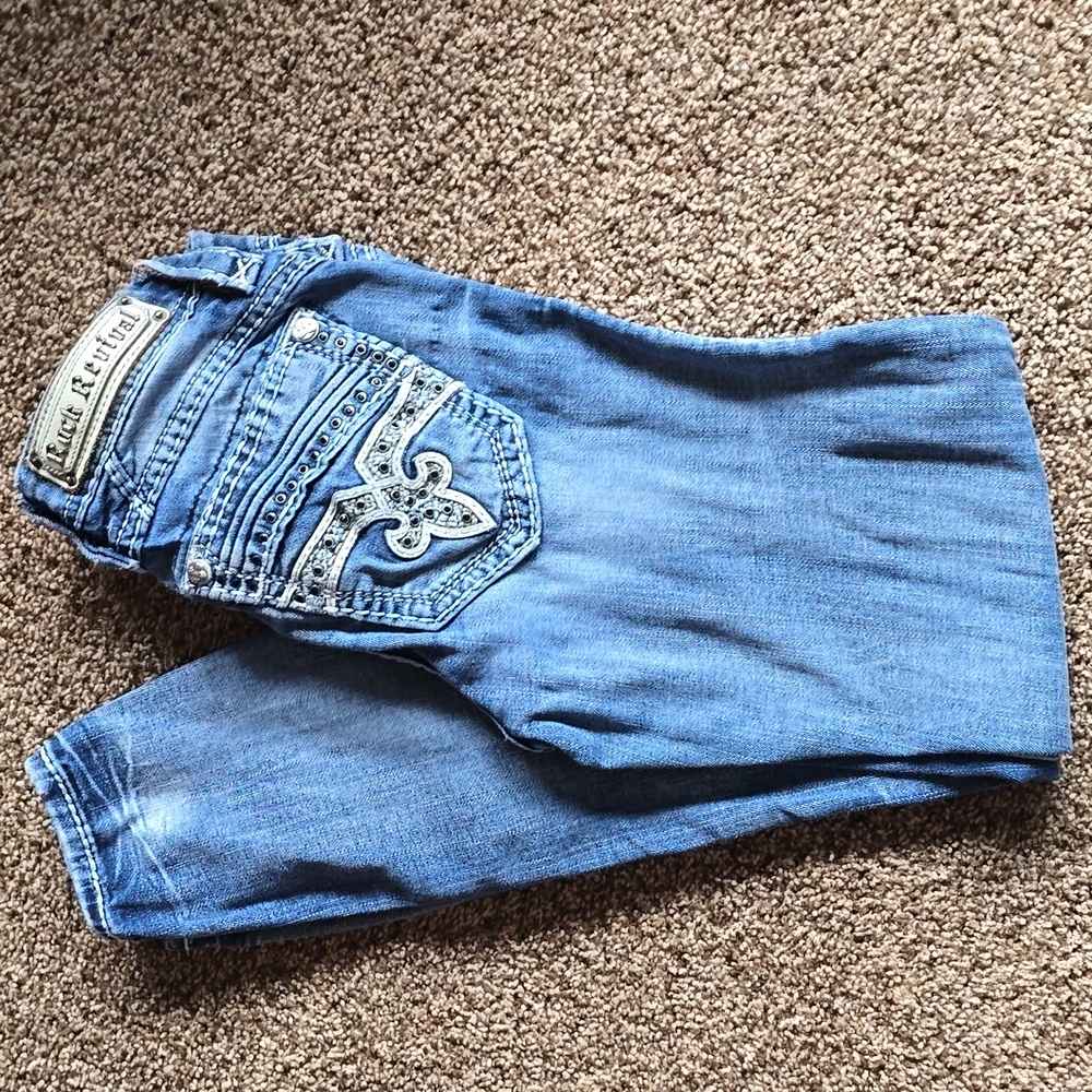 Womens rock revival jeans